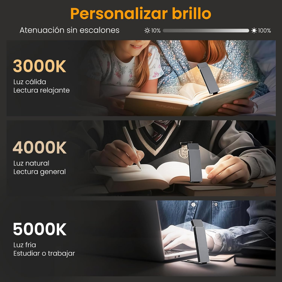 Mini lámpara para libros