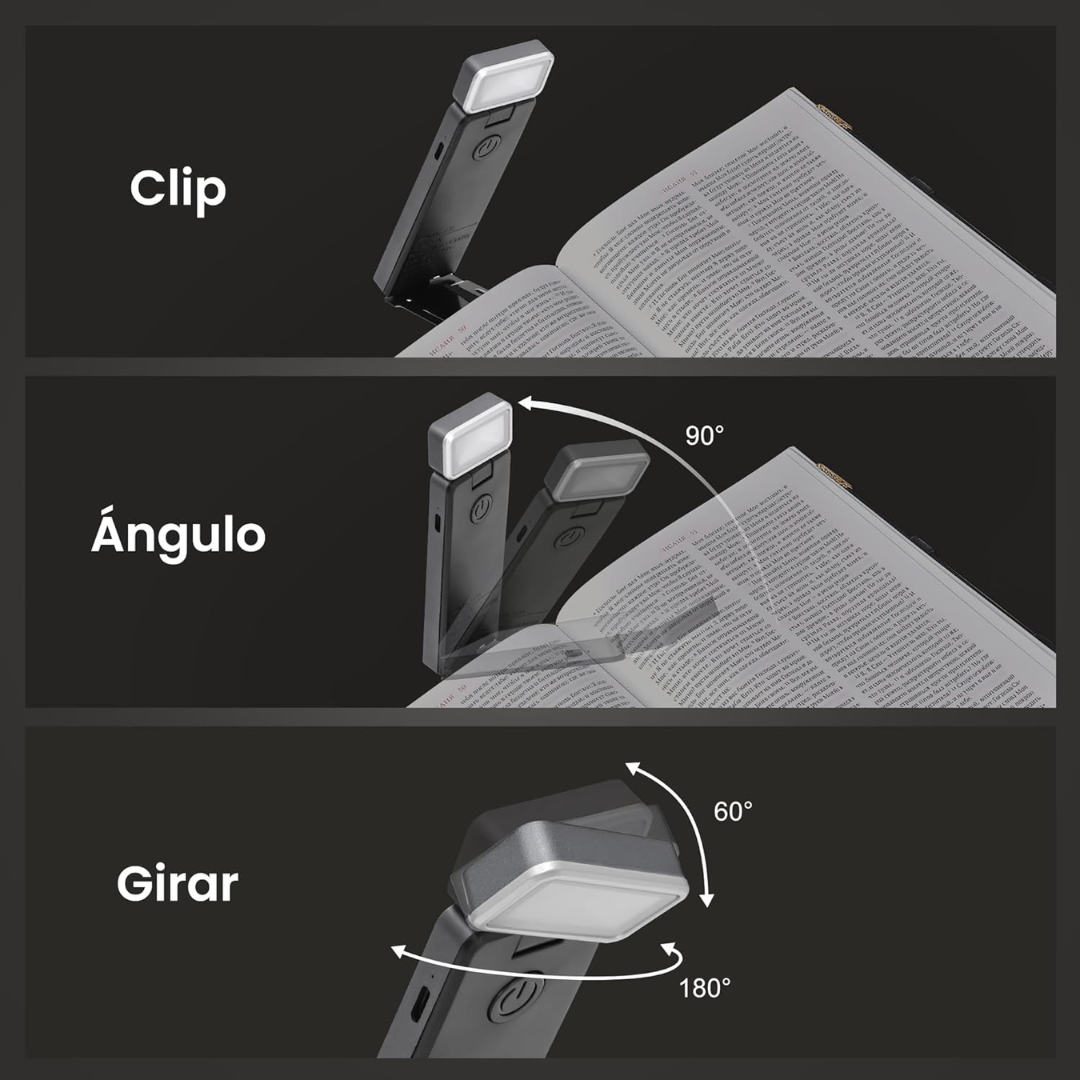 Mini lámpara para libros